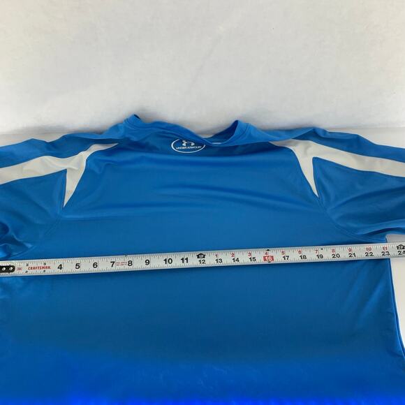Under Armour Heatgear Long Sleeve Athletic Light Blue Top Size L - Picture 4 of 15
